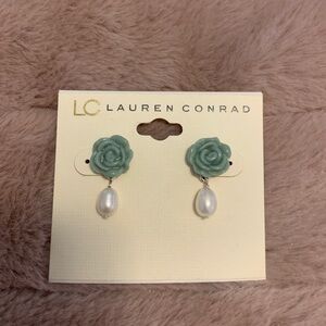Lauren Conrad Rose Stud Earrings